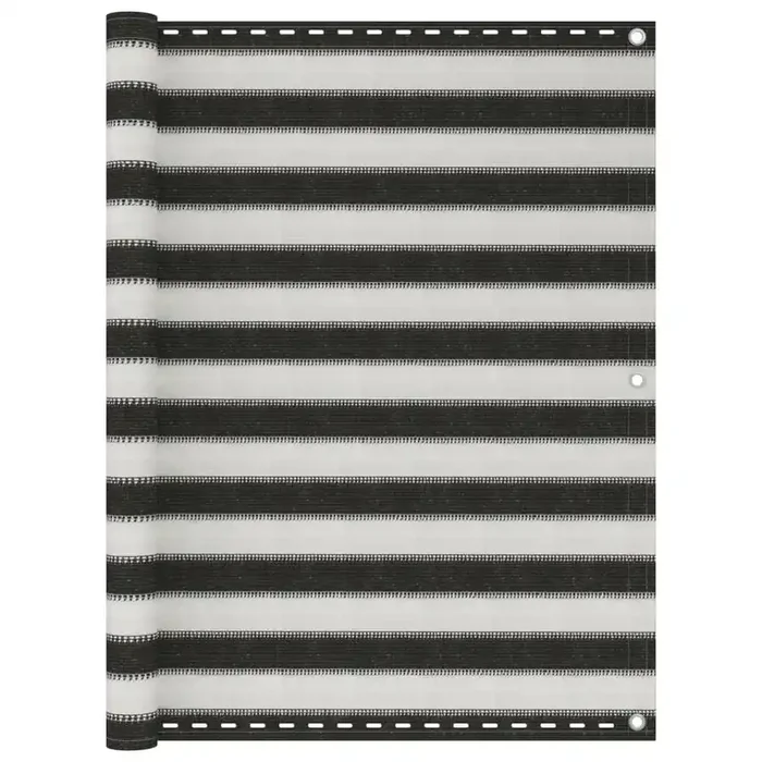 vidaXL Balcony Screen HDPE 120×400 cm Anthracite and White