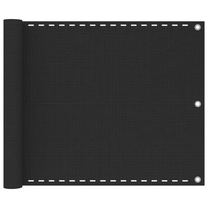 vidaXL Balcony Screen HDPE 75×600 cm Anthracite
