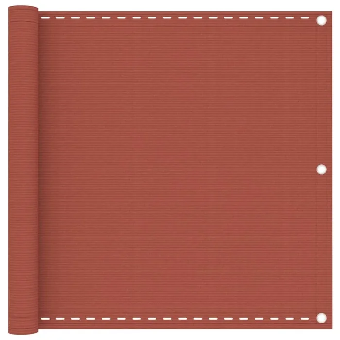 vidaXL Balcony Screen Terracotta 90×400 cm HDPE