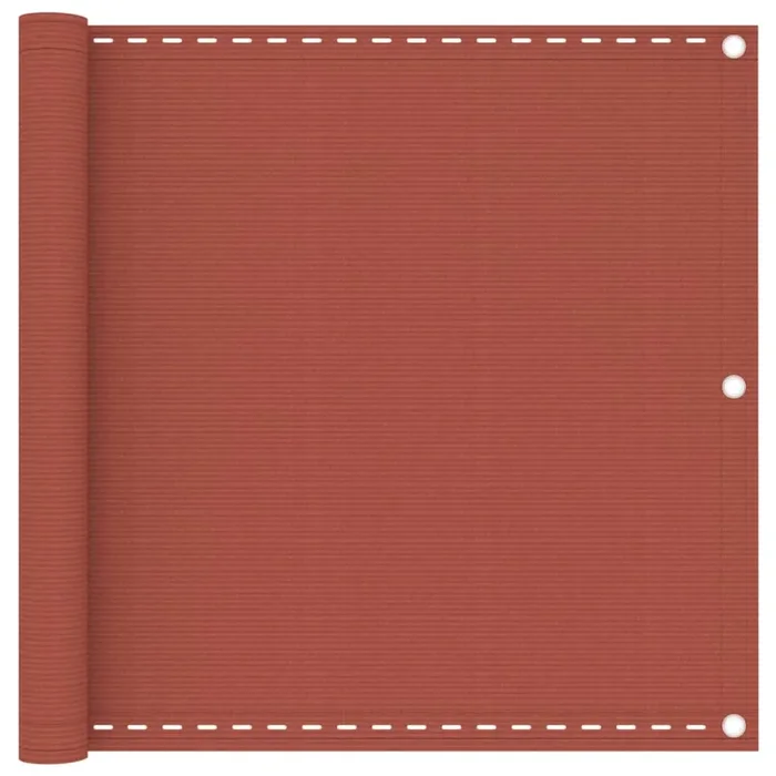 vidaXL Balcony Screen Terracotta 90×500 cm HDPE