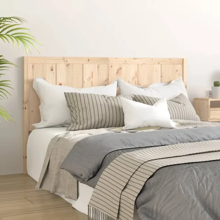 vidaXL Bed Headboard 140.5x4x100 cm Solid Pine Wood