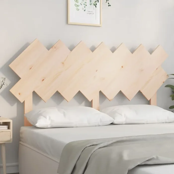 vidaXL Bed Headboard 151.5x3x81 cm Solid Wood Pine