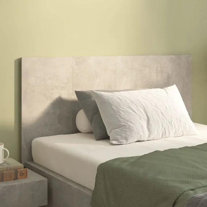 vidaXL Bed Headboard Concrete Grey 120×1.5×80 cm Engineered Wood