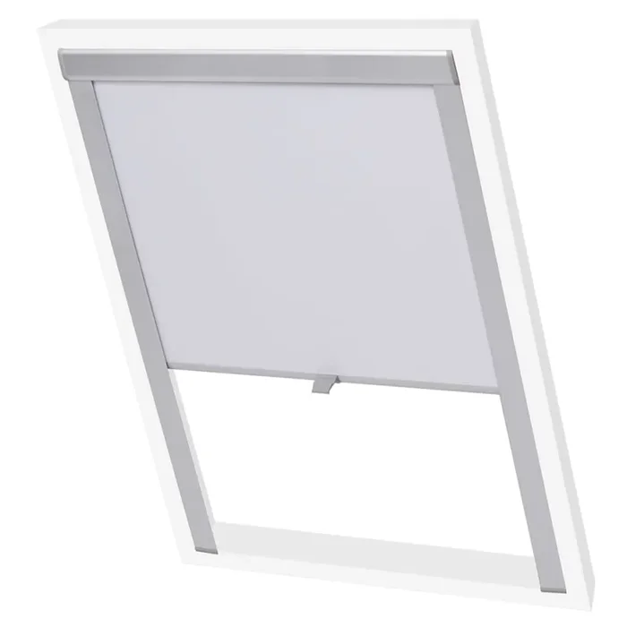 vidaXL Blackout Roller Blind White PK06