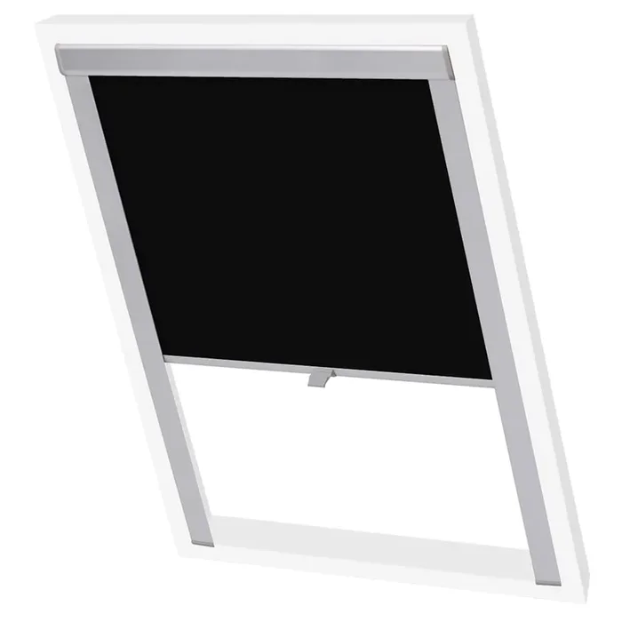 vidaXL Blackout Roller Blinds Black P08/408