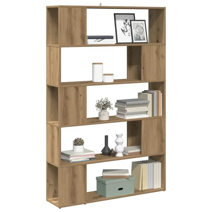 vidaXL Book Cabinet/Room Divider Artisan Oak 100x24x155 cm