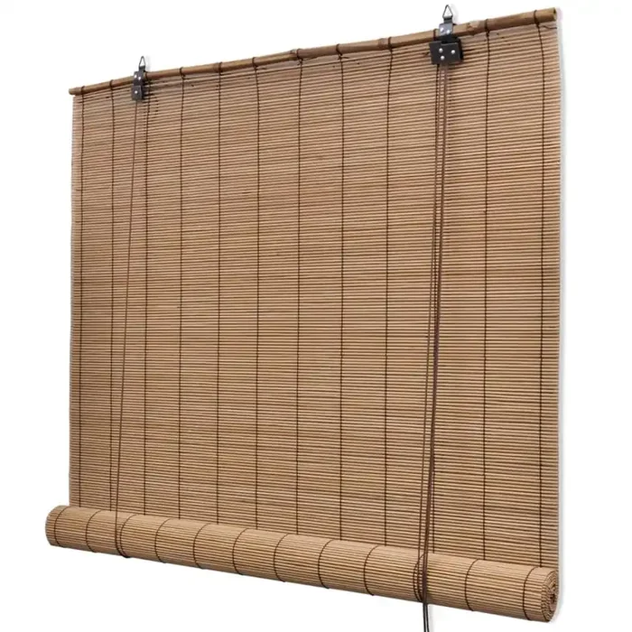 vidaXL Brown Bamboo Roller Blinds 100 x 160 cm