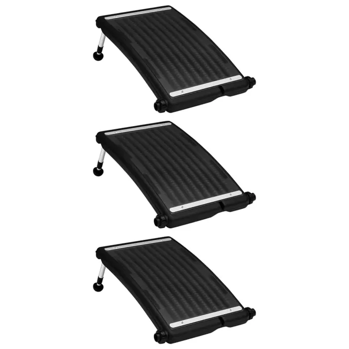 vidaXL Curved Pool Solar Heating Panels 3 pcs 72.5×46 cm