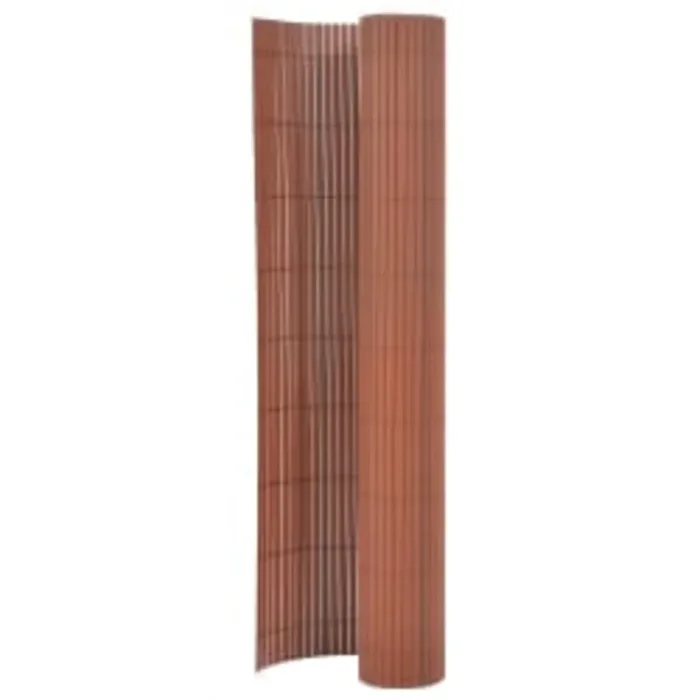 vidaXL Double-Sided Garden Fence 110×300 cm Brown