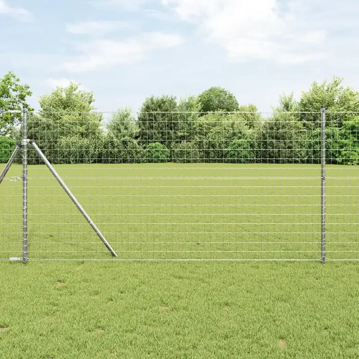 vidaXL Euro Fence 1×25 m Galvanised Steel