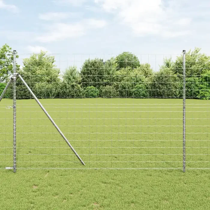 vidaXL Euro Fence 1.6×10 m Galvanised Steel