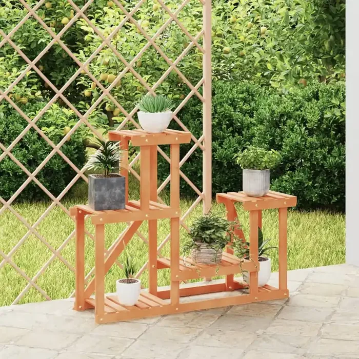 vidaXL Flower Stand 90x25x73.5 cm Solid Wood Fir