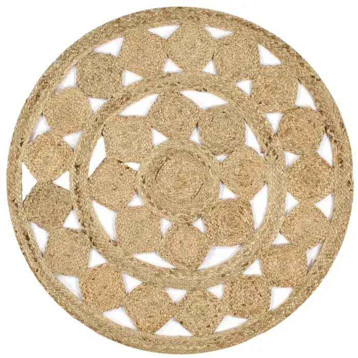 vidaXL Handmade Rug Braided Jute 150 cm