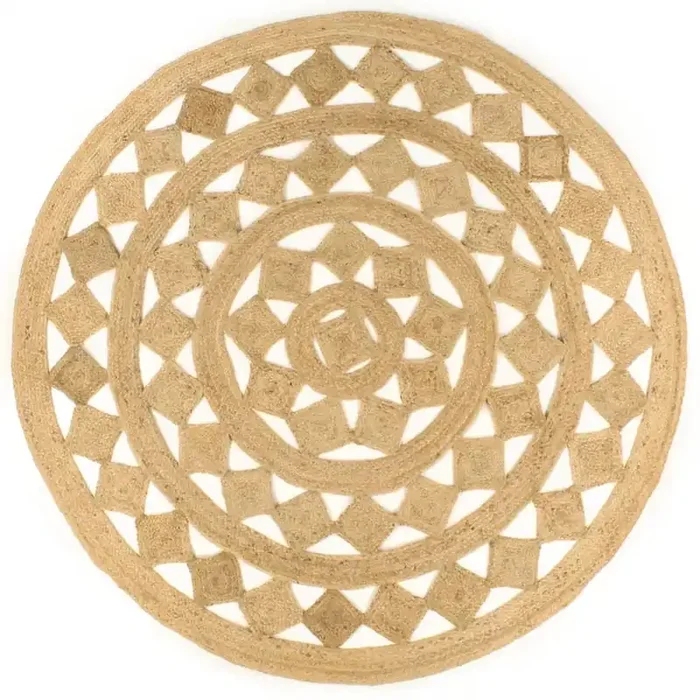 vidaXL Handmade Rug Braided Jute 210 cm