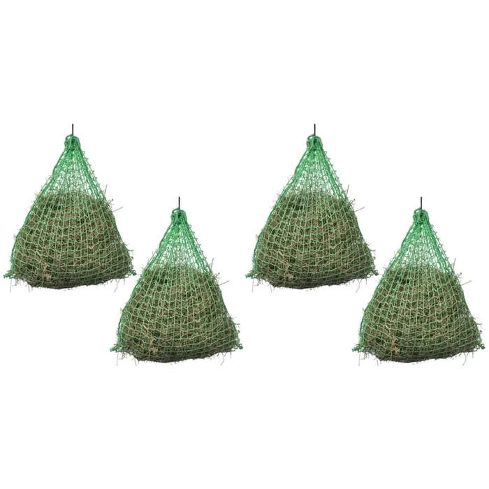 vidaXL Hay Nets 4 pcs Round 0.75×0.75 m PP