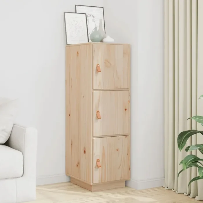vidaXL Highboard 34x40x108.5 cm Solid Wood Pine