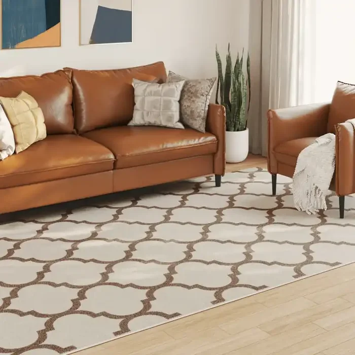 vidaXL Indoor & Outdoor Rug Short Pile Multicolour 190×300 cm Anti Slip