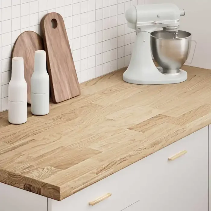 vidaXL Kitchen Worktop 140×63.5×4 cm Solid Wood Oak Rectangular