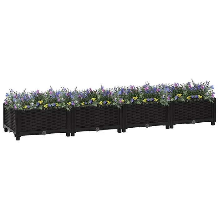 vidaXL Raised Bed 160x40x23 cm Polypropylene