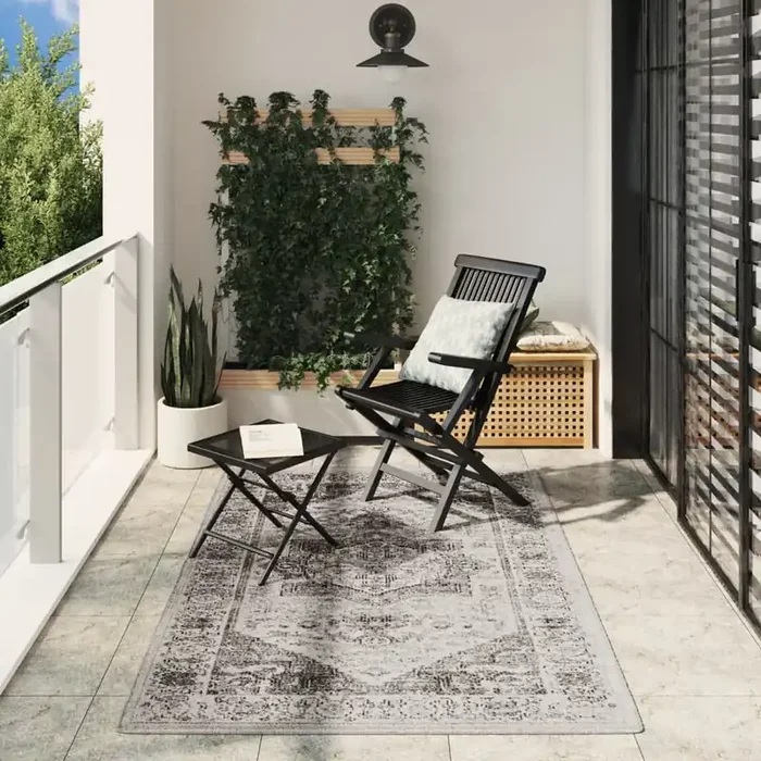 vidaXL Rug ARBIZU Indoor and Outdoor Vintage Design 140×200 cm