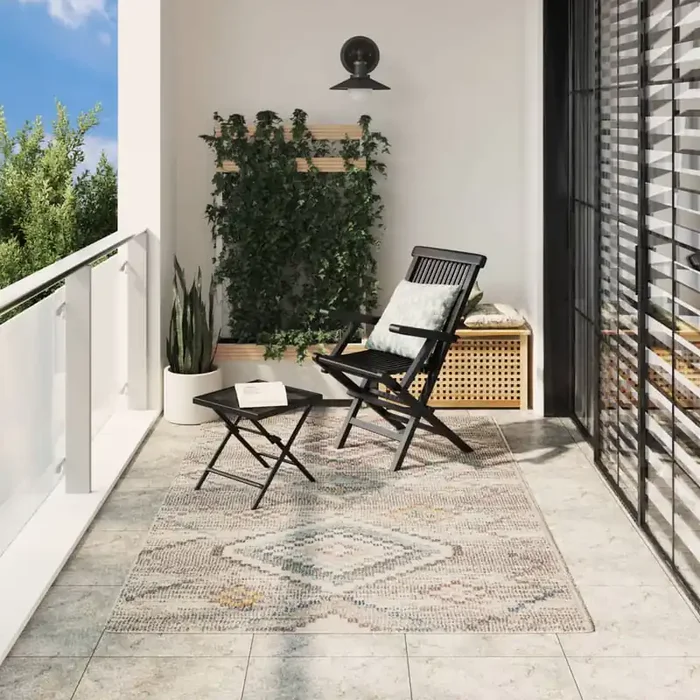 vidaXL Rug ARBIZU Indoor and Outdoor Vintage Design 160×230 cm