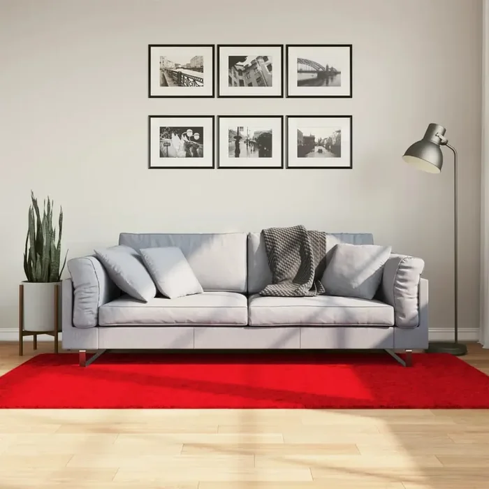 vidaXL Rug OVIEDO Short Pile Red 100×200 cm