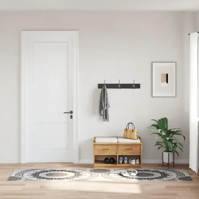 vidaXL Rug Washable 80×300 cm Multicolour Anti Slip