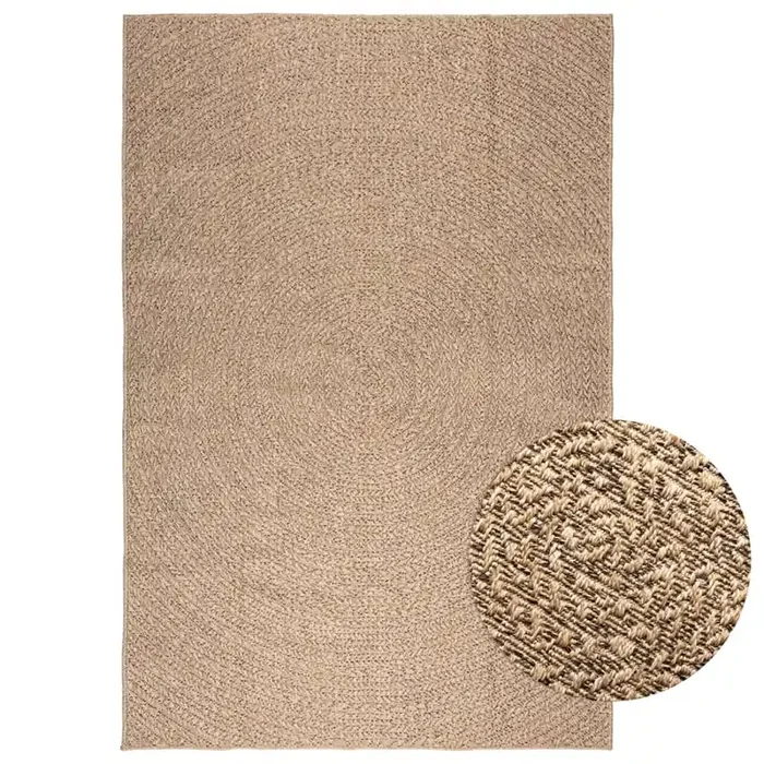 vidaXL Rug ZIZUR 200×290 cm Jute Look Indoor and Outdoor