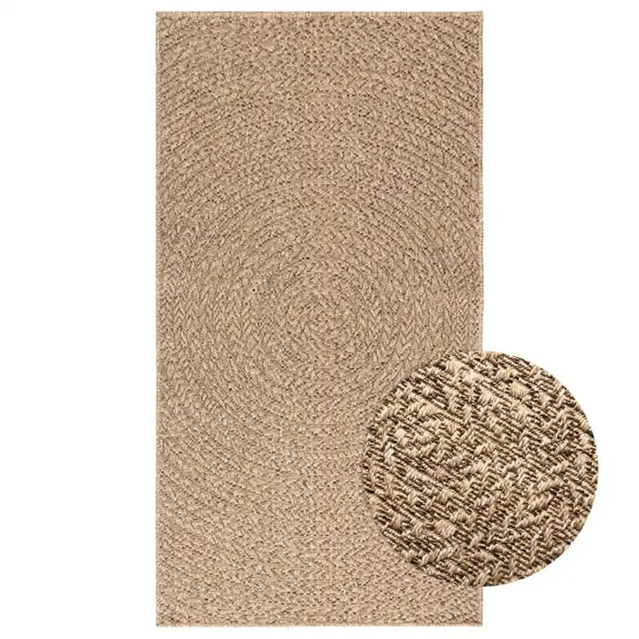 vidaXL Rug ZIZUR 80×150 cm Jute Look Indoor and Outdoor