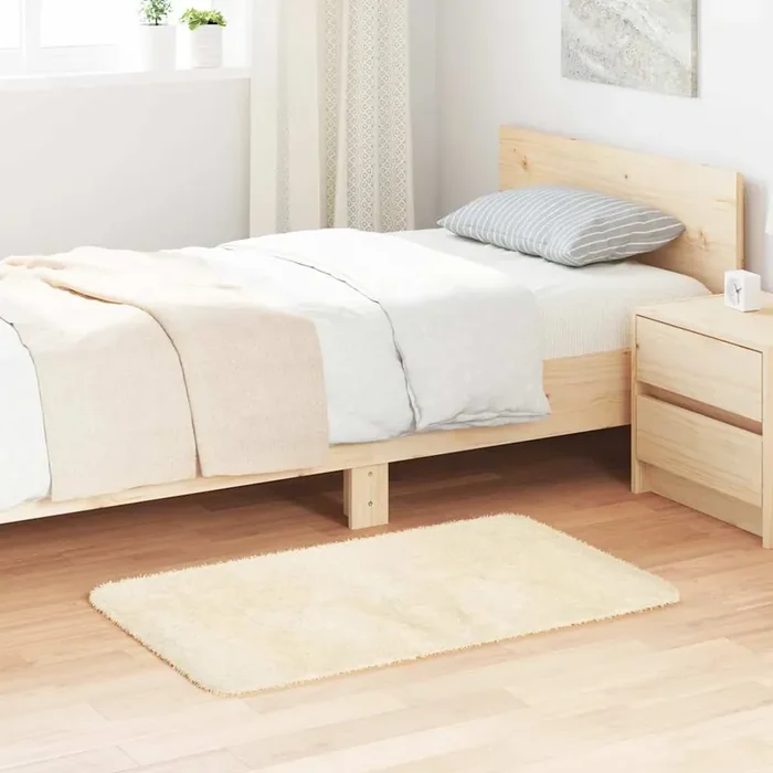 vidaXL Shaggy Rug High Pile NAVARRA Cream 60×100 cm Polyester