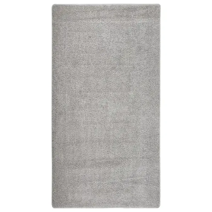 vidaXL Shaggy Rug Light Grey 80×150 cm Anti Slip