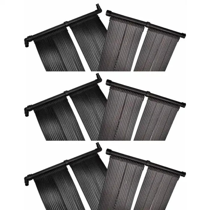 vidaXL Solar Pool Heater Panel 6 pcs 80×620 cm