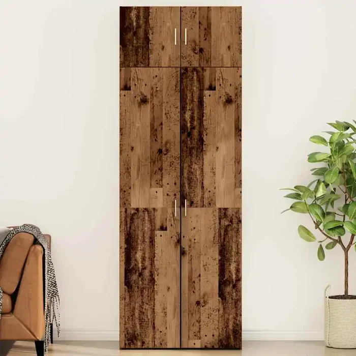 vidaXL Storage Cabinet Old wood 40 x 40 x 30 cm Engineered wood