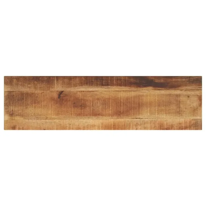 vidaXL Table Top 110x30x2.5 cm Rectangular Solid Wood Rough Mango