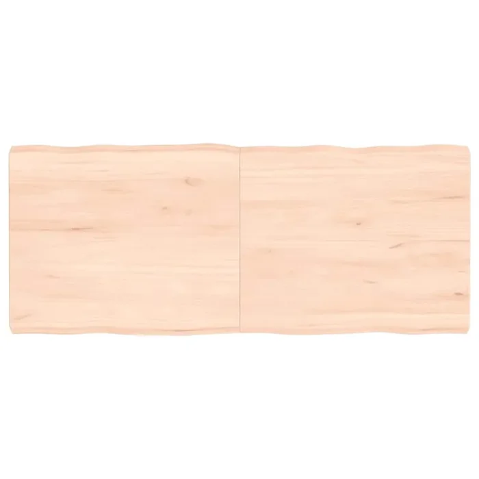vidaXL Table Top 120x50x(2-6) cm Untreated Solid Wood Live Edge