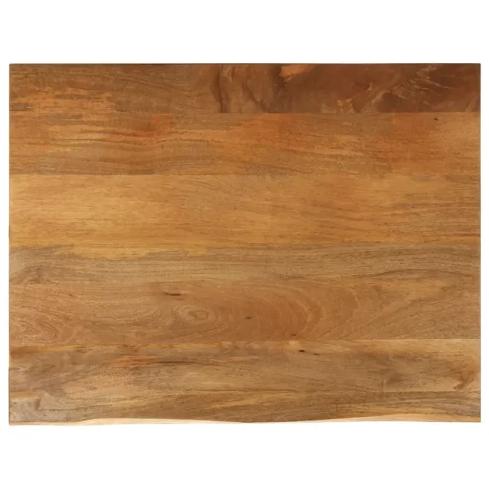 vidaXL Table Top Live Edge 100x80x2.5 cm Solid Wood Mango