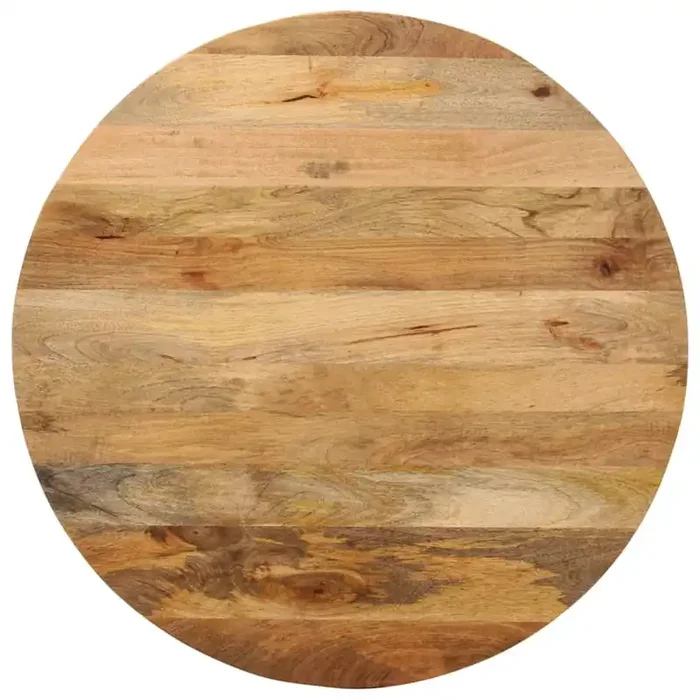 vidaXL Table Top Ø 80×2.5 cm Round Solid Wood Mango