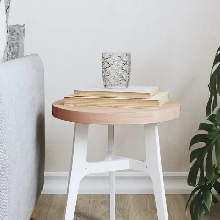 vidaXL Table Top Ø30×2.5 cm Round Solid Wood Beech