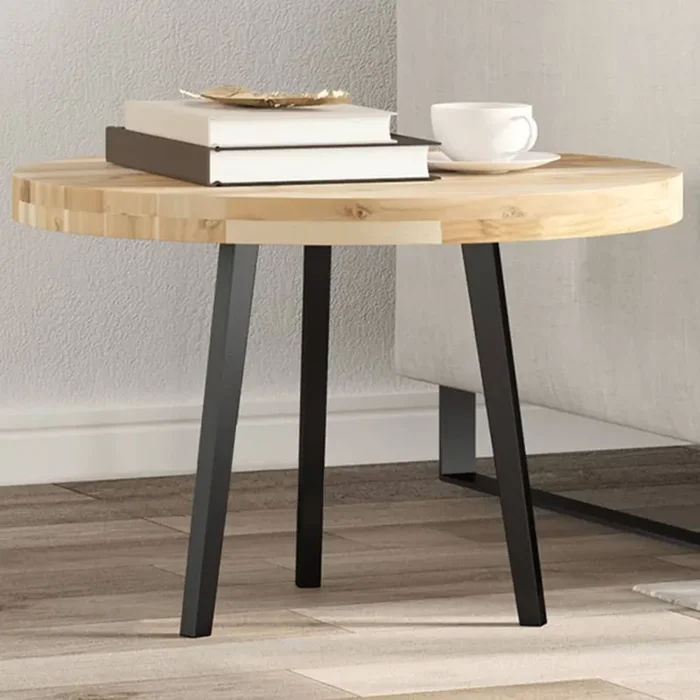vidaXL Table Top Round Ø60×4 cm Solid Wood Acacia