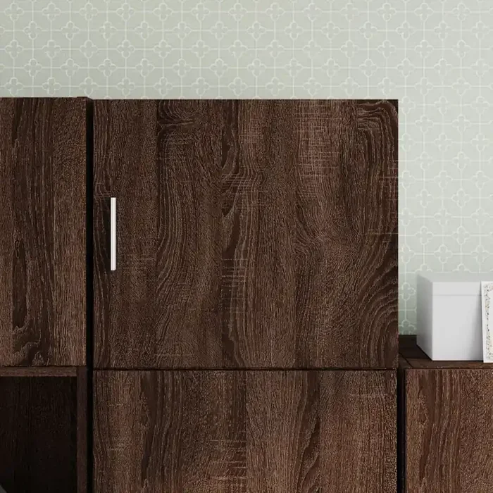 vidaXL Wall Cabinet Brown Oak 45×42.5×40 cm Engineered Wood