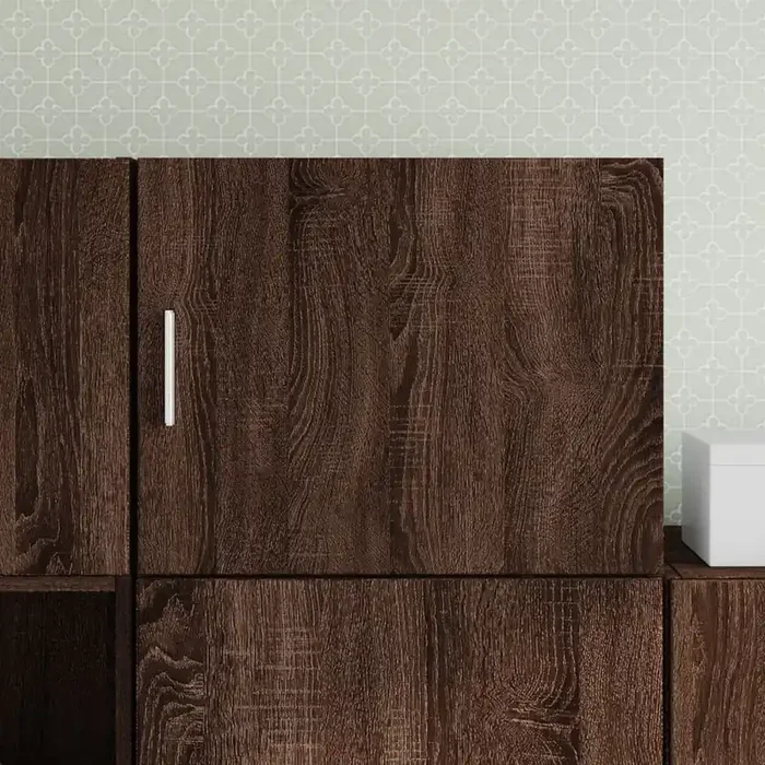 vidaXL Wall Cabinet Brown Oak 50×42.5×40 cm Engineered Wood