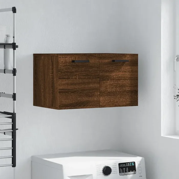 vidaXL Wall Cabinet Brown Oak 60×36.5×35 cm Engineered Wood