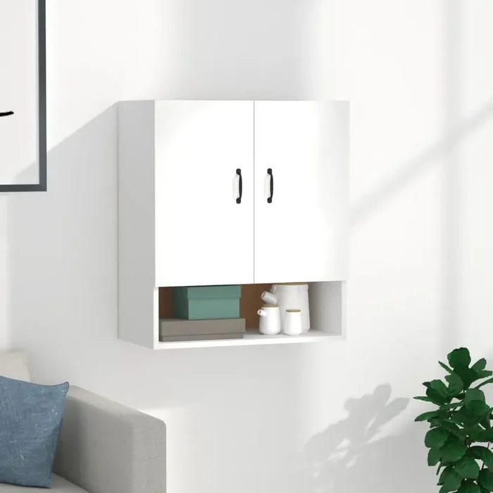 vidaXL Wall Cabinet White 60x31x70 cm Engineered Wood