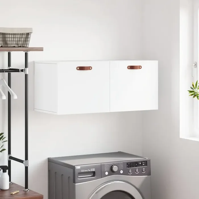 vidaXL Wall Cabinet White 80×36.5×35 cm Engineered Wood