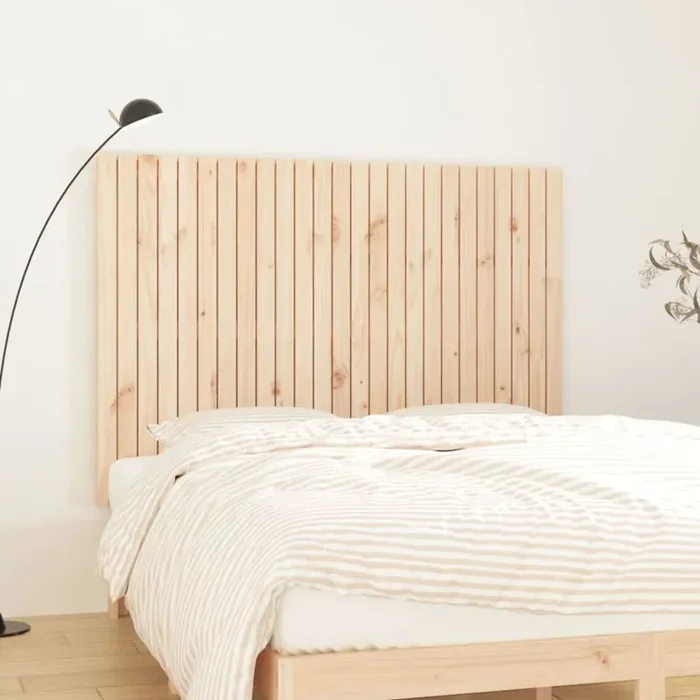 vidaXL Wall Headboard 159.5x3x110 cm Solid Wood Pine