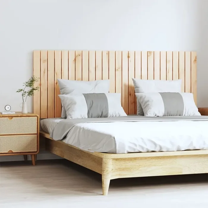 vidaXL Wall Headboard 159.5x3x60 cm Solid Wood Pine