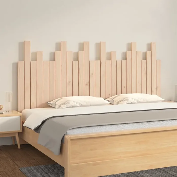 vidaXL Wall Headboard 166x3x80 cm Solid Wood Pine