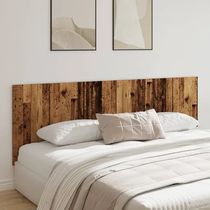 vidaXL Wall Headboard Old Wood 240×1.5×80 cm Engineered Wood