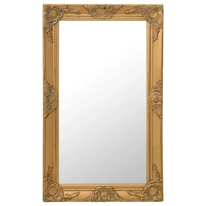 vidaXL Wall Mirror Baroque Style 50×80 cm Gold