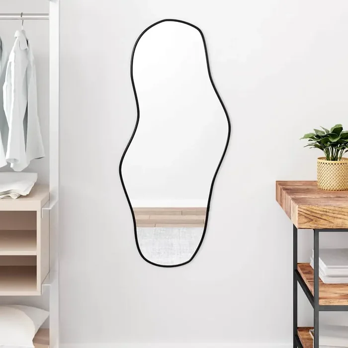 vidaXL Wall Mirror Black 100×45 cm